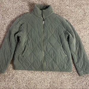 Wild fable olive quilted jacket